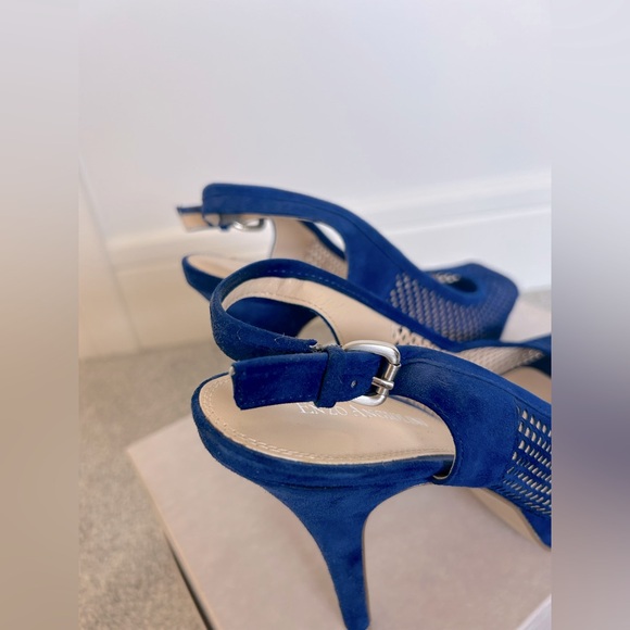 Enzo Angiolini Eascarla Peep Toe Stiletto heel in royal blue colour, size 8.5. - Picture 5 of 11